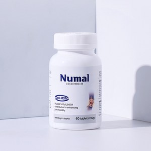 뉴말 옵티엠에스엠 NUMAL OptiMSM 90g / 강아지 관절 영양제 쓸개골 뼈, 1개, 뼈/관절강화