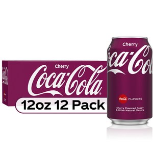 Coca-Cola 코카콜라 체리 미니캔 mini Chey Coke, 355ml, 12개