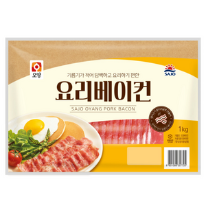 [퀴클리몰] 사조오양 요리 베이컨 1kg, 3개