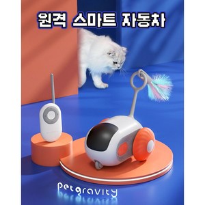 고양이 애완동물 스마트 자동 원격제어 스포츠카 장난감, 스카이, 1개