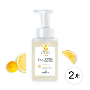 [레몬향 / 베이비 파우더향] 에코퓨어 버블 핸드워시 300ml + 300ml, 레몬향 + 레몬향, 1개