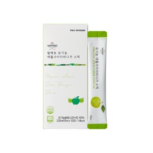 발베로 애사비 애플사이다비니거 사과 식초 스틱, 1박스, 15ml