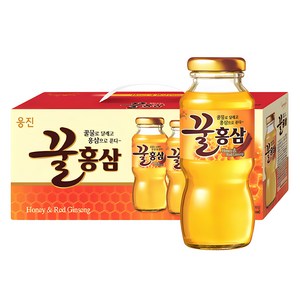 웅진 꿀 홍삼 혼합 음료, 180ml, 12개