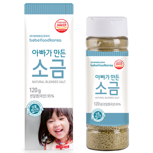 베베푸드 아빠가 만든 소금 120g, 천일염, 1개