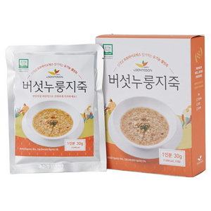 유기농 버섯누룽지죽 30g 발효전문 오손도손, 3개