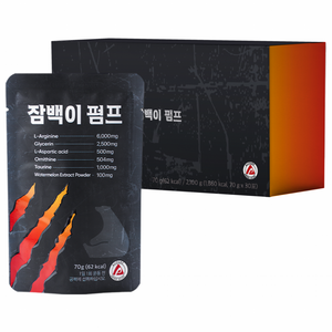 잠백이 펌프 헬스부스터, 70ml, 30개