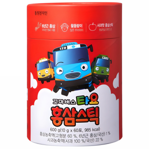 천지인 꼬마버스 타요 홍삼스틱