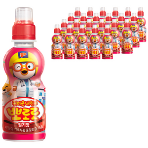 팔도 귀여운내친구 뽀로로 딸기맛, 235ml, 24개