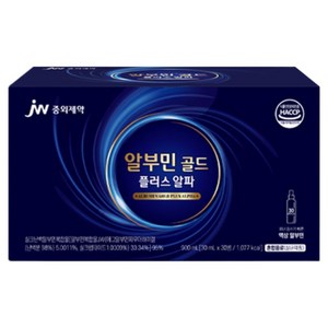 JW중외제약 마시는 알부민 영양제 골드 플러스알파 액상 30병, 3박스
