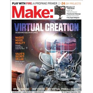Make: Volume 52: Virtual Creation - Design and Build in VR Space Paperback