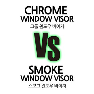케이모터스 스모그vs크롬 썬바이져(전차종 선택가능), 002/기아/K3_5도어 (4P) '2013~[K901-138 ], 스모그썬바이저