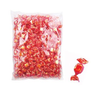다산 사각칼라사탕 빨강(딸기맛) 800g, 1개