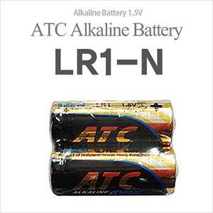 ATC LR1-N(2알) 1.5V 알카라인건전지 LR1(N) [W173322], 1, 1개