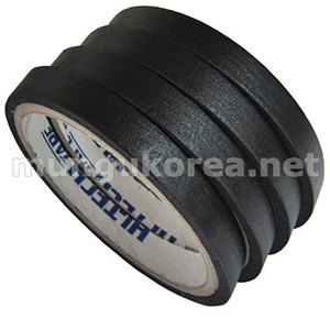검정종이테이프(12mm4개입)/흑마스킹테이프, 단품