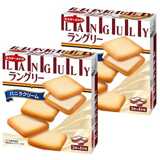 랑그리 바닐라향 크림 샌드, 132g, 2개 대표 이미지 - 일본 과자 추천
