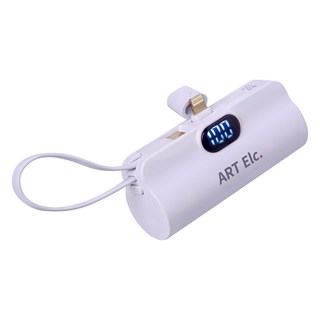 아트일렉 미니 5000mAh 10W 고속충전 보조배터리 – 8핀 타입, 퍼플, 모델 AEC-02 핸드폰배터리 아트일렉 미니 5000mAh 10W 고속충전 보조배터리 – 8핀 타입, 퍼플, 모델 AEC-02 핸드폰배터리