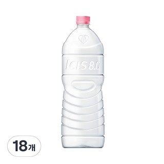 아이시스 8.0 ECO 생수 무라벨, 2L, 18개