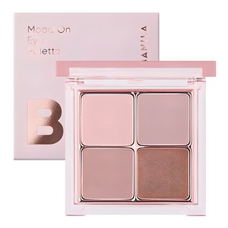 BANILA CO 芭妮蘭 玩美PLAY 4色眼影盤 7g, 04 Mellow Mauve, 1個