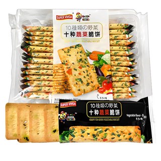 슈퍼비비가 크리스피 10가지 야채맛 비스킷, 288g, 1개 대표 이미지 - 일본 과자 추천