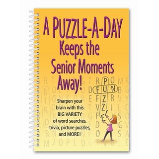 (外文書) A Puzzle-A-Day Keeps the Senior Moments Away! Spiral, Product Concept Mfg. Inc., English