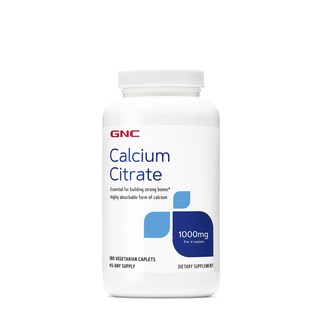 GNC 健安喜 檸檬酸鈣素食錠 1000mg, 1個, 180 件