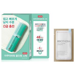 비오템 남성용 아쿠아파워 올인원 스틱 세트