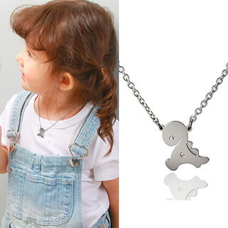 슈린쥬얼리 써지컬미아방지목걸이 스마일공룡