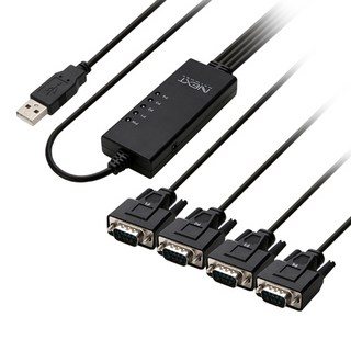 NEXT RS232 4P USB 轉 RS232 串行 4 端口電纜, 1個