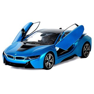 라스타 1:14 BMW I8 도어오픈 RC카, 블루, 1개