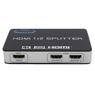 마하링크 HDMI 1대2 4K 3D UHD 분배기 ML-HSP24K, 혼합 색상, 1개