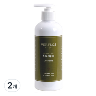 VERFLOS 損傷護理潤澤洗髮精, 2個, 350ml