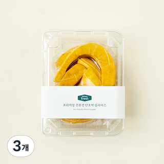 프리미엄 친환경 단호박 슬라이스, 400g, 1개입, 3개