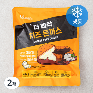 상신 더 빠삭 치즈 돈까스 2개입 (냉동), 320g, 2개