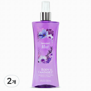 바디판타지 트와일라잇 미스트 프래그런스 바디 스프레이, 236ml, 2개