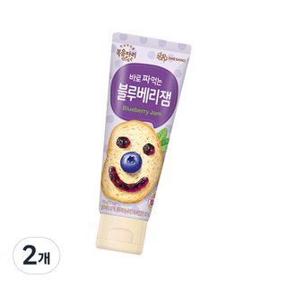 복음자리 바로 짜먹는 블루베리잼, 100g, 2개