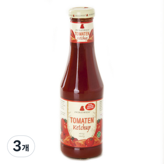 쯔베르겐비제 유기농 토마토 케찹 500ml 3개 상품 이미지