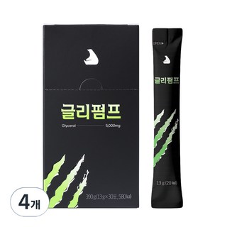 잠백이 글리세롤 글리펌프 30p, 390g, 4개
