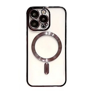 理享家 磁吸 MagSafe 手機保護殼 透明髮絲紋 iPhone 手機殼 保護殼, iPhone 14 Plus / i14 Plus