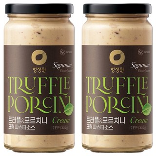 청정원 트러플 앤 포르치니 크림 파스타소스, 350g, 2개