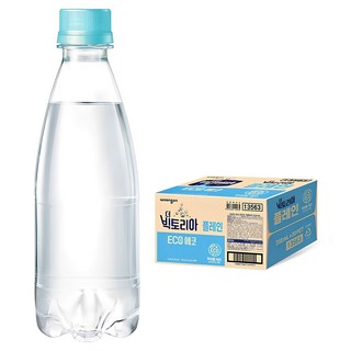 웅진빅토리아 더 빅토리아 플레인 탄산수 에코 무라벨, 350ml, 20개