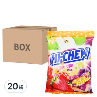 MORINAGA 森永 HI-CHEW 嗨啾 綜合水果軟糖, 10袋, 90g, 20袋