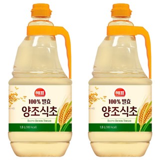 해표 양조식초, 1.8L, 2개