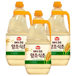 [해표] 양조식초, 1.8L, 3개