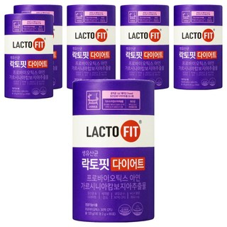 락토핏 다이어트 유산균 60p, 120g, 6개