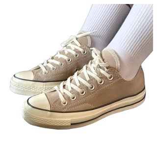 CONVERSE 匡威 Chuck Taylor All Star 1970 低筒帆布鞋 卡其色, 22cm, 奶茶色