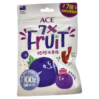 ACE 班班水果條, 黑醋栗奇亞籽, 新鮮水果製成, 32g, 20包