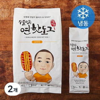 두물머리 연핫도그 순한맛 (냉동), 120g, 4개입, 2개