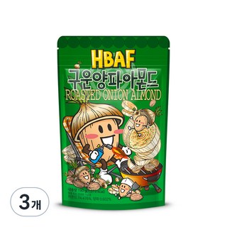 바프 구운양파 아몬드, 190g, 3개 바프 구운양파 아몬드, 190g, 3개