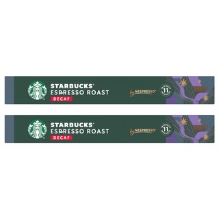 스타벅스 디카프 에스프레소 로스트 네스프레소 캡슐커피, 5.7g, 10개입, 2개