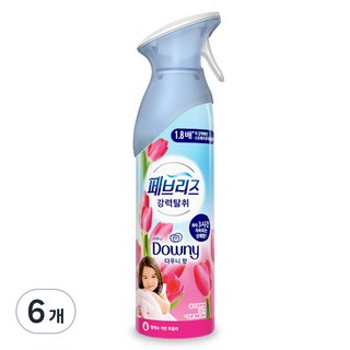 페브리즈 에어 다우니향 탈취제 본품, 165g, 6개